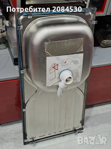 Емайлирана мивка със сифон- 86/43,5 см, снимка 2 - Мивки - 50266374