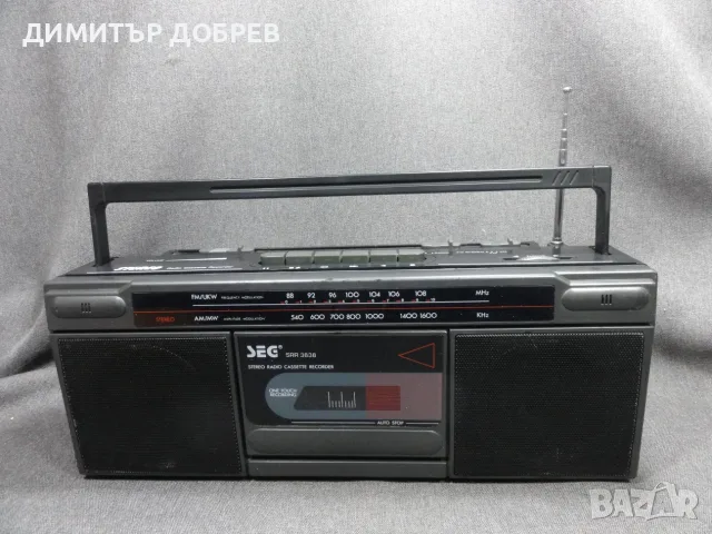 СТАР РЕТРО ТРАНЗИСТОР РАДИО КАСЕТОФОН SEG SRR 3838