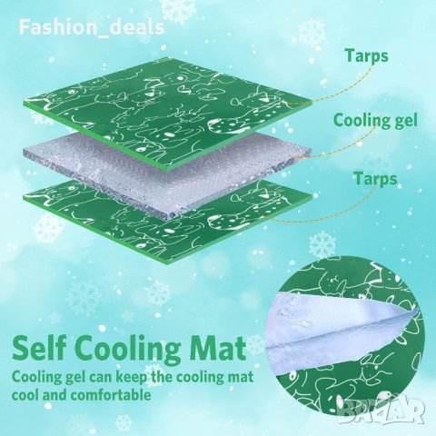 Нова самоохлаждаща подложка Прохладна постелка за спане куче, котка, снимка 4 - За котки - 34505294