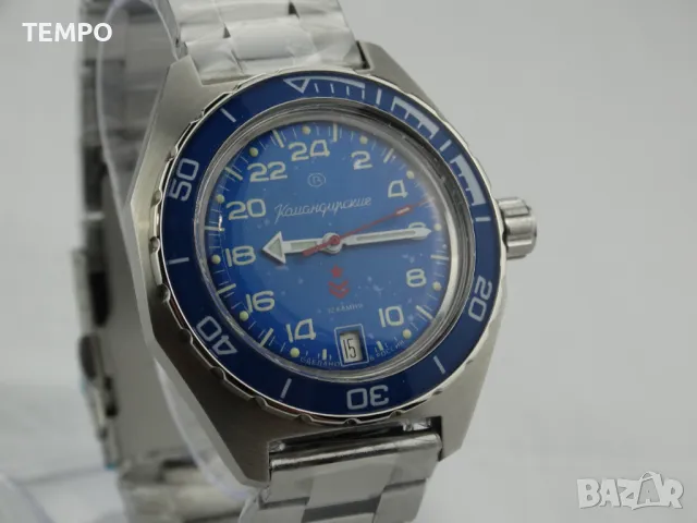 ВОСТОК КОМАНДИРСКИЕ АВТОМАТИЧЕН-24 часа  ref: 650547, снимка 6 - Мъжки - 41785173