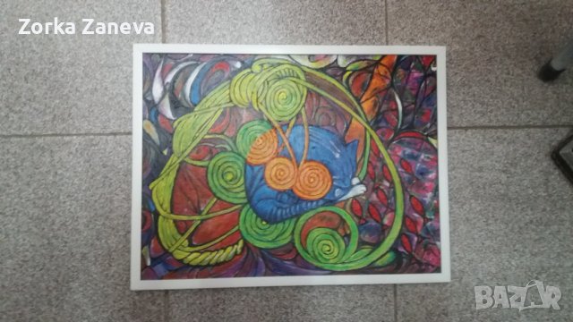 Картина,авторска,в рамка., снимка 2 - Картини - 42259014