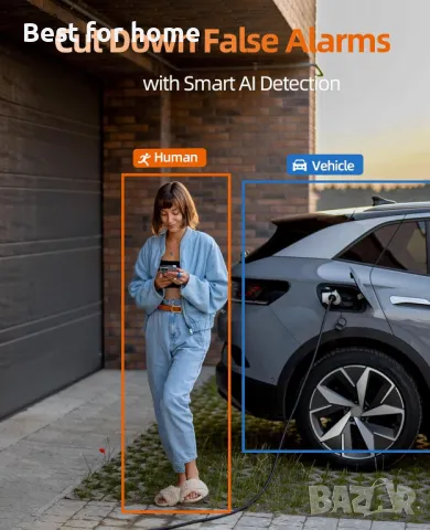 Външна охранителна камера с прожектор, снимка 4 - Други - 49468652