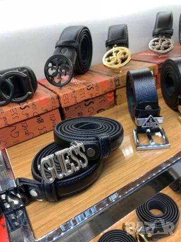 колани от естествена кожа в кутия ysl saint laurent calvin klein guess gucci hermes diesel, снимка 8 - Колани - 50764632