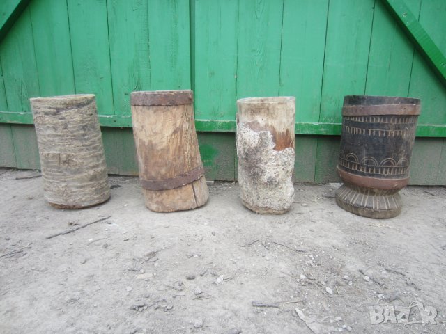 стара дървена чутура чутора с обръчи от ковано желязо, снимка 2 - Антикварни и старинни предмети - 29140857