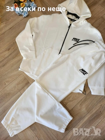 Nike Дамски Бял Спортен Комплект🔝Дамски Спортен Екип В Бял Цвят Найк Код I_21
