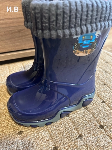 DEMAR Гумени ботуши с топъл чорап STORMER D, снимка 3 - Детски боти и ботуши - 52358296