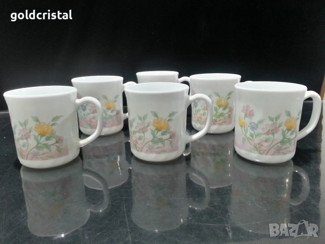 френски аркопал чаени чаши 