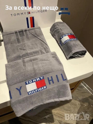 Tommy Hilfiger Луксозни Хавлии - 2бр. в кутия - Налични Различни Цветове Код E701, снимка 2 - Хавлиени кърпи - 51151679