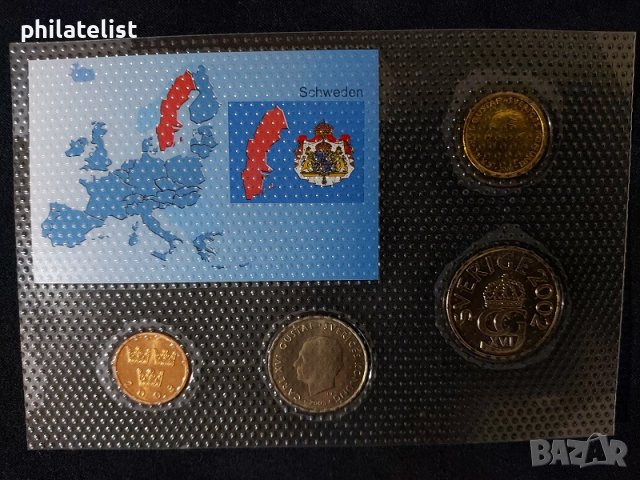 Комплектен сет - Швеция - 4 монети, снимка 2 - Нумизматика и бонистика - 38029403