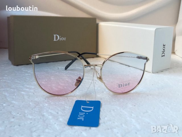 DIOR 2021 слънчеви очила тип котка UV 400 защита с лого, снимка 6 - Слънчеви и диоптрични очила - 34221463