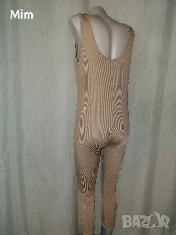 XL Еластичен гащеризон в бежаво , снимка 5 - Гащеризони - 50479312