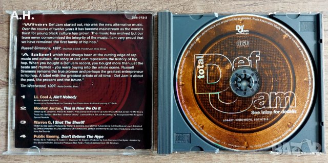 Total Def Jam - Old School Hip Hop Compilation, снимка 3 - CD дискове - 42174588