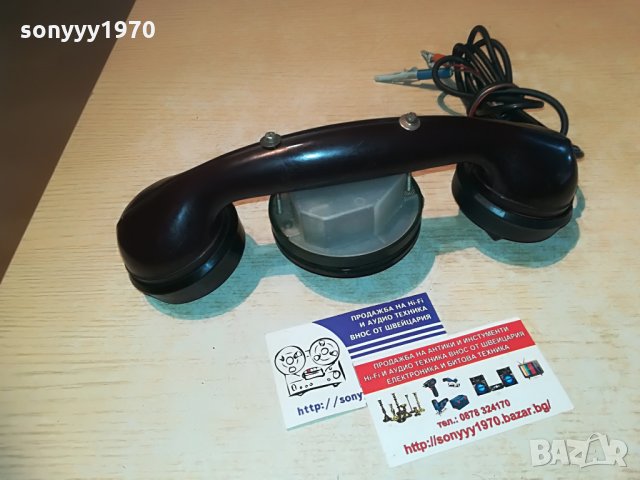 БАКЕЛИТ АНТИКА-ТЕЛЕФОН С ШАИБА-КОЛЕКЦИЯ, снимка 4 - Антикварни и старинни предмети - 29235301