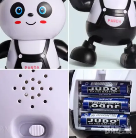 LED пееща,танцуваща панда, снимка 4 - Кукли - 48699357