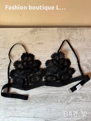 Ново черно дантелено бюстие с регулиращи се презрамки S , M , L , XL налични размери 🖤🖤🖤
