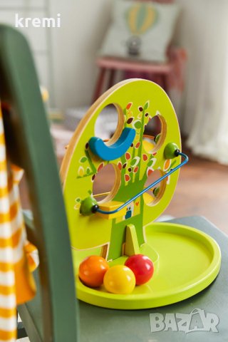 НОВА! Дървена писта с 3 топки Ролбан, снимка 3 - Игри и пъзели - 29662382