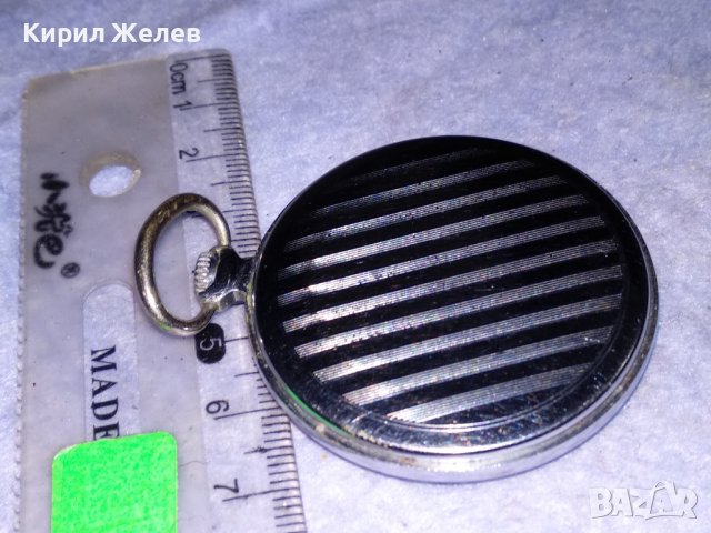 МОЛНИЯ Стар РУСКИ МЕХАНИЧЕН ДЖОБЕН ЧАСОВНИК МОЛНИЯ СССР 37126, снимка 2 - Джобни - 40060375