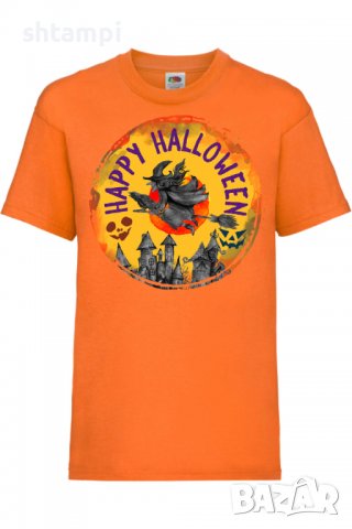 Детска тениска Halloween 08,Halloween,Хелоуин,Празник,Забавление,Изненада,Обичаи,, снимка 7 - Детски Блузи и туники - 38156609