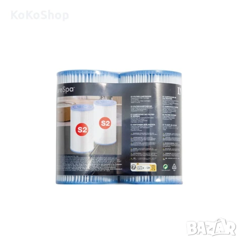 Филтър S2 за надуваемо джакузи Интекс/филтър за надуваемо джакузи, снимка 3 - Басейни и аксесоари - 50771722