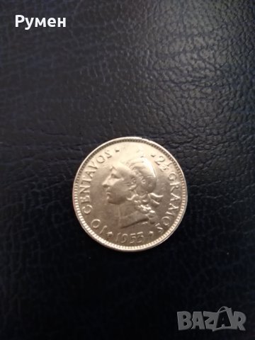 50 Cent 1892 г Espana,10Centavos 1953 г Dominicana-50 Centimos 1904 г Espana.Сребро!, снимка 6 - Нумизматика и бонистика - 34530079