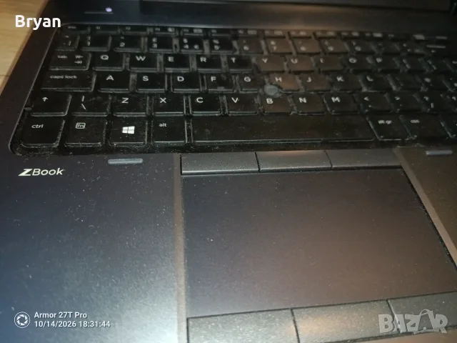 HP Zbook 15 g1 i7 лаптоп, снимка 3 - Лаптопи за работа - 56512964