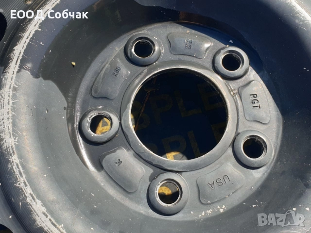 Продавам Патерица резервна гума 5*115 за Оpel, снимка 4 - Гуми и джанти - 51782167