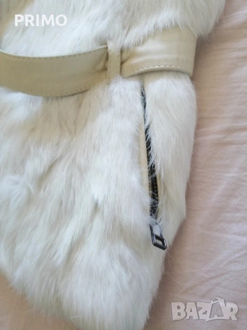 Дамски елек от естествен заешки косъм, снимка 6 - Елеци - 52108670