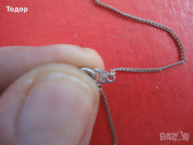 Сребърно колие птица с камъни 925, снимка 6 - Колиета, медальони, синджири - 44638131