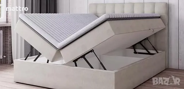 (-40%) Боксспринг легло Eros с БЕЗПЛАТНА ДОСТАВКА до всички градове и села в страната!, снимка 3 - Спални и легла - 48012054