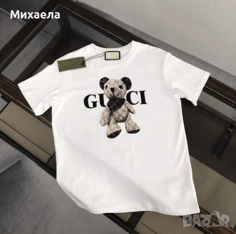 Дамска тениска Gucci  -  два цвята - 30 лв., снимка 2 - Тениски - 44193346