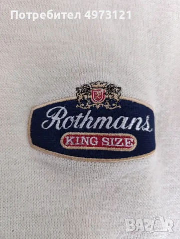 Стар Rothmans King Size вълнен пуловер, снимка 2 - Блузи с дълъг ръкав и пуловери - 56472070