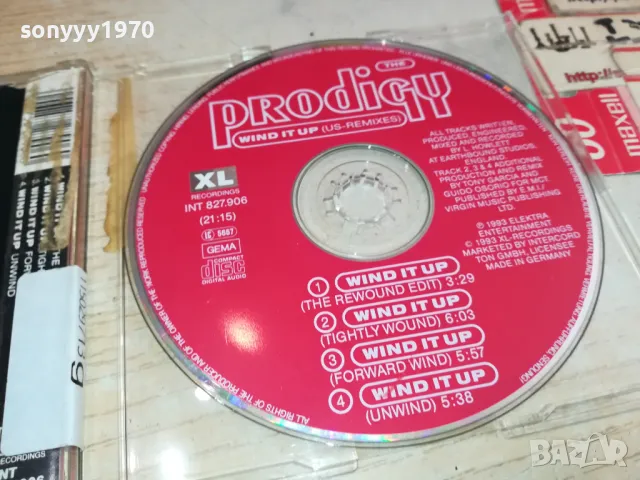 ЗАЯВЕН-THE PRODIGY CD-ВНОС GERMANY 1305251744, снимка 2 - CD дискове - 50274255