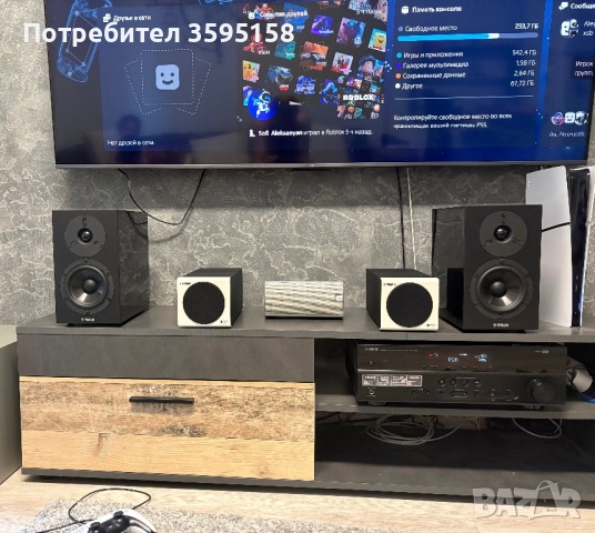 Yamaha ресивър с тонколони yamaha, снимка 1