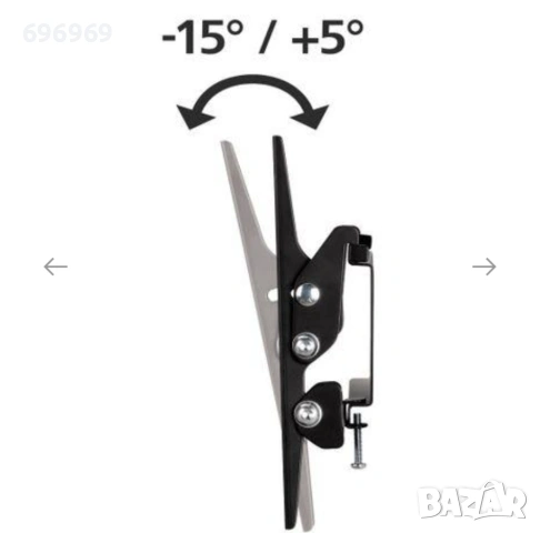 Стенна стойка за телевизор, 19-46", 200x200, до 25кг, снимка 4 - Стойки, 3D очила, аксесоари - 53028705