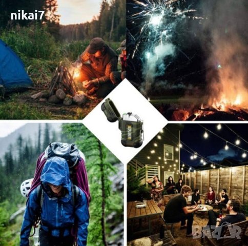 запалка ветроустойчива Explorer водоустойчива без пламьк импулсна, снимка 12 - Други - 42101707