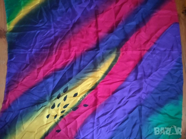 огромен нов естествена коприна шал, снимка 2 - Шалове - 50672794