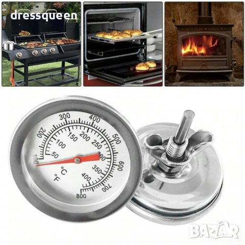 3716 Термометър за грил или барбекю, снимка 5 - Барбекюта - 37608201