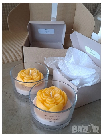 Ароматни свещи, снимка 2 - Декорация за дома - 54312525