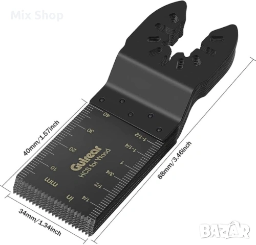 GULREAR 60 броя Нови ножове за многофункционален инструмент, снимка 5 - Друга електроника - 53889155