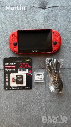 Modded Ps Vita Metallic Red 128GB/256GB със 150+/250+ игри, снимка 2 - PlayStation конзоли - 53948932