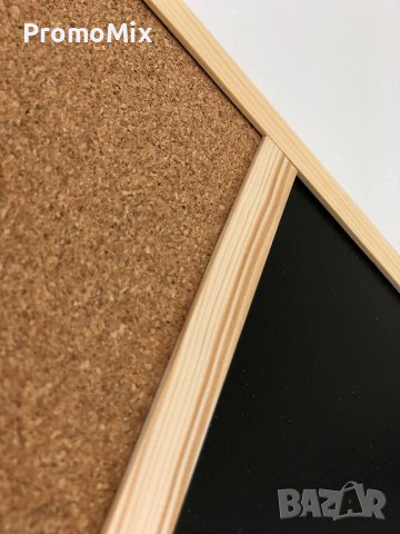 Kомбинирана дъска Сreative home Memo черна магнитна и коркова дъска табло за бележки, снимка 5 - Други - 39512061