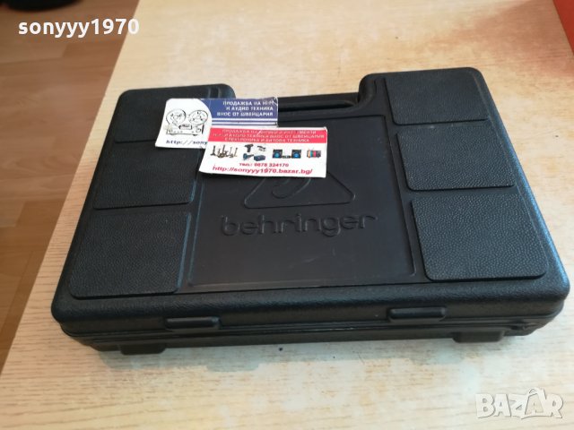 behringer-куфар за 3 микрофона 1301221855, снимка 2 - Микрофони - 35427564