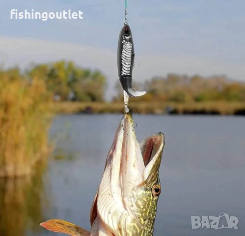 Воблери за хишници с въртящо се витло . Убийствен ефект ! 16гр, 9см, снимка 8 - Такъми - 40550494