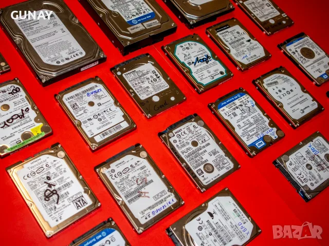 Лот 21бр твърди дискове HDD 1TB 750GB 500GB 320GB 250GB за лаптоп и компютър 2.5 3.5 комплект, снимка 4 - Твърди дискове - 55828496