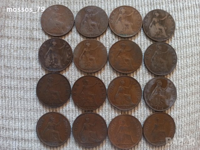 16 монети Великобритания, снимка 4 - Нумизматика и бонистика - 42883098