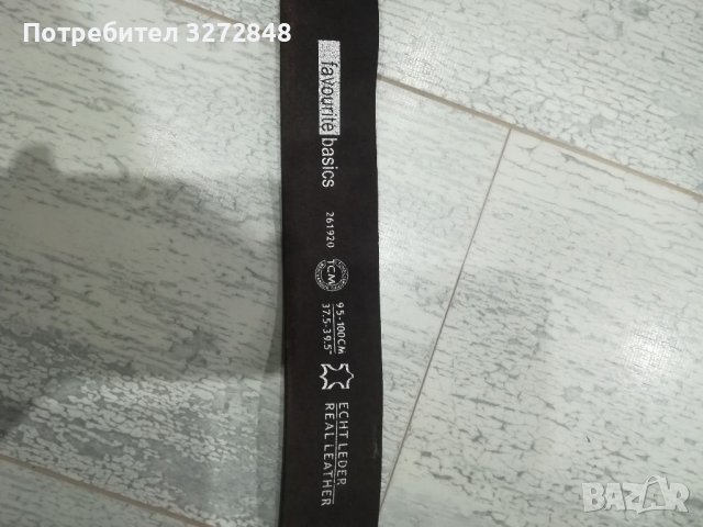 Дамски колан от естествена кожа 4/95-100см, снимка 2 - Колани - 38871844
