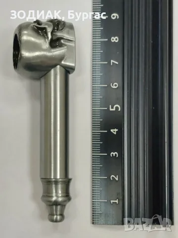 Метална Лула ЧЕРЕП, снимка 3 - Лули - 28752711