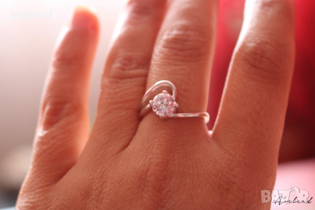 Стилен  сребърен пръстен модел R091, снимка 10 - Пръстени - 28951861