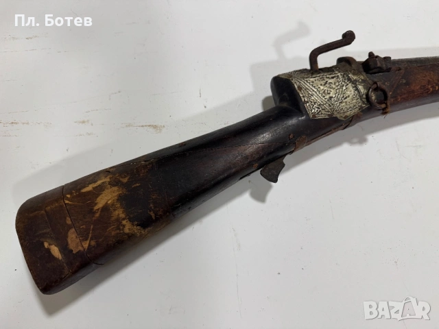 Стара фитилна пушка, снимка 2 - Антикварни и старинни предмети - 54033469