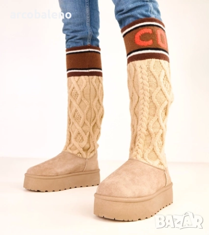 Дамски високи снежни ботуши на платформа от Coo, 3цвята , снимка 10 - Дамски ботуши - 52165223